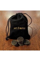 Set a Watch: Metal Coins + Cloth Pouch