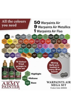 Army Painter Warpaints - Mega Air Paint Set